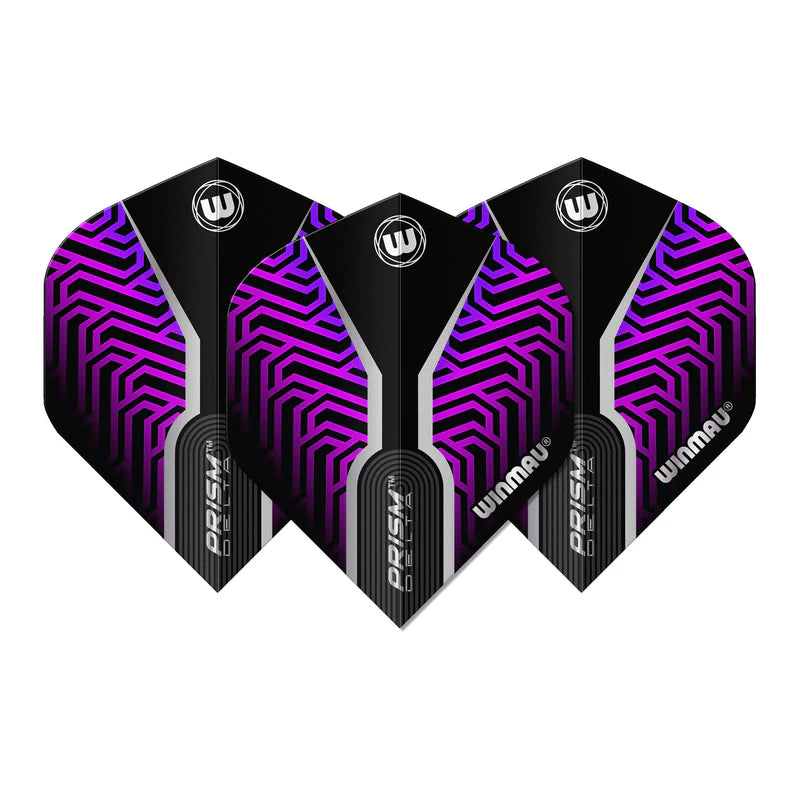 Winmau - Prism Delta Kairos Lila - 100 Micron - Dart Flights - Direct Darts - 2