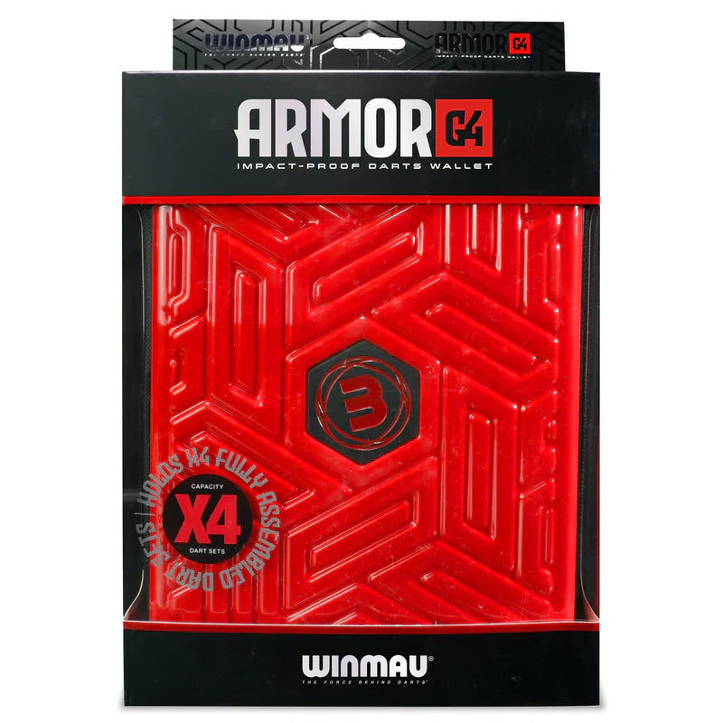 Winmau - Armor G4 - Rot - Darts Taschen - Direct Darts - 7