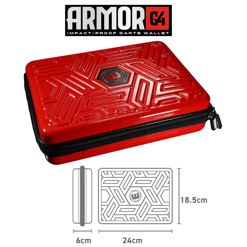 Winmau - Armor G4 - Rot - Darts Taschen - Direct Darts - 6