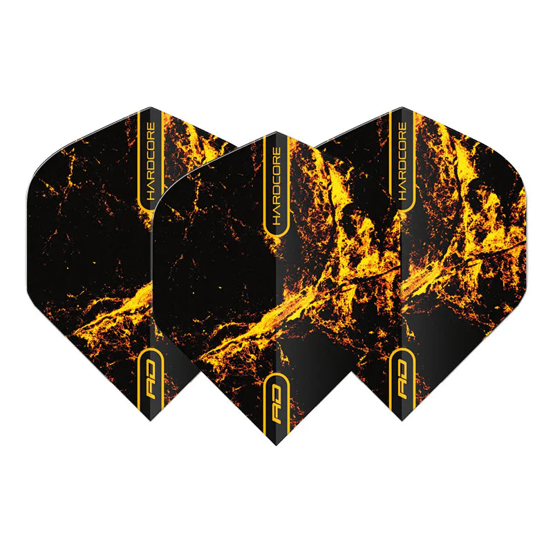 Red Dragon - Hardcore Radical Gold Strike - Dart Flights - Direct Darts - 3