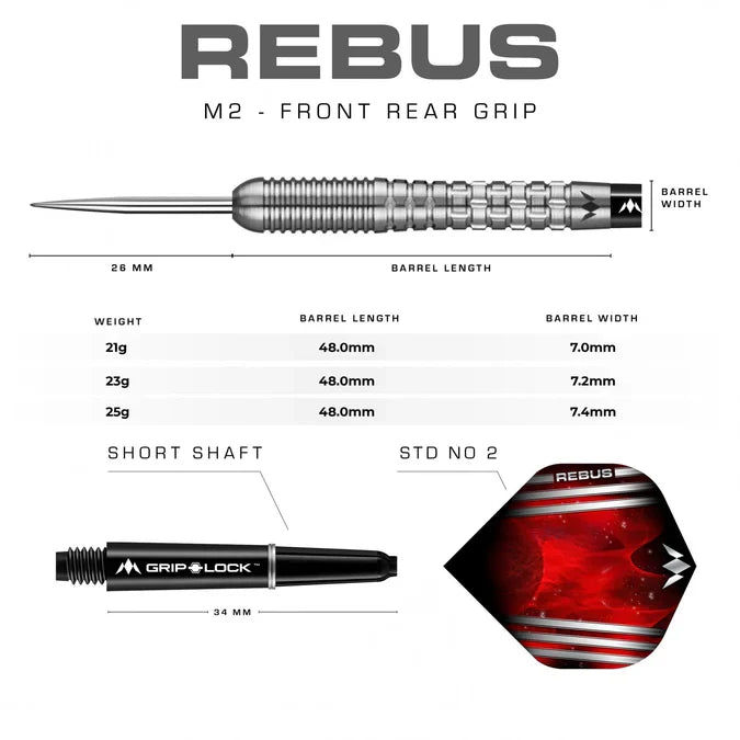 Mission - Rebus - M2 - Steeldarts - Direct Darts - 4