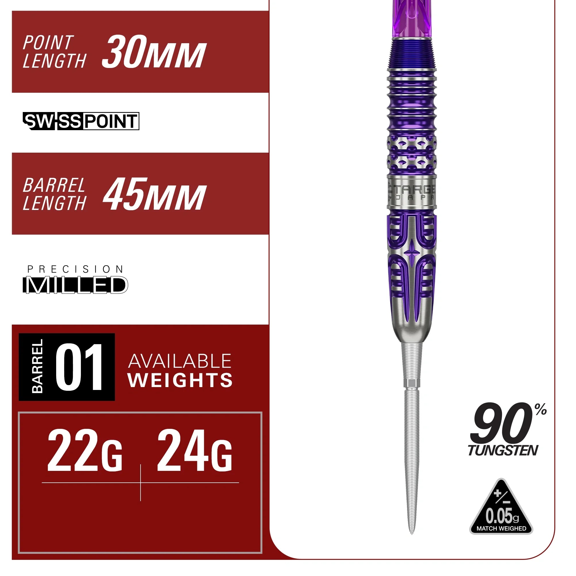 Target Japan - Endeavour Gen3 - 90% - Steeldarts - Direct Darts - 4