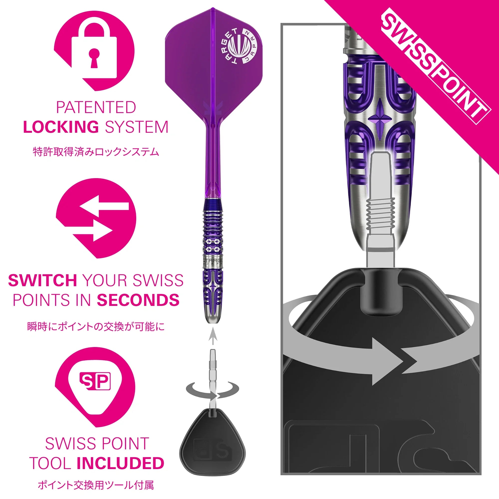 Target Japan - Endeavour Gen3 - 90% - Steeldarts - Direct Darts - 5
