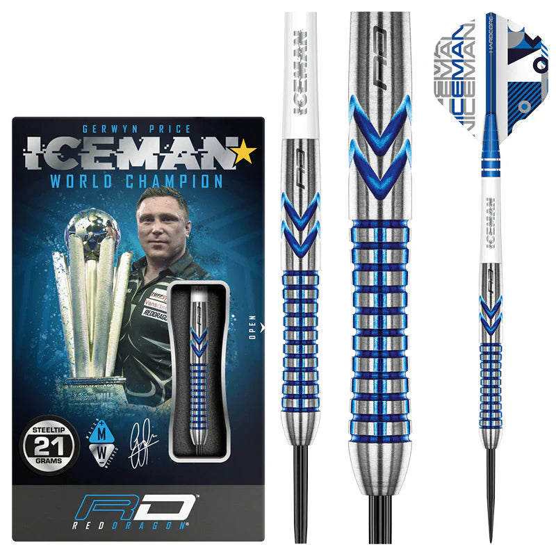 Red Dragon - Gerwyn Price Iceman Contour - Steeldarts - Direct Darts - 2