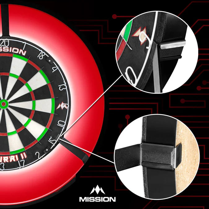 Mission - Torus Beleuchtungs Halterung (3 Stück) - Direct Darts - 4