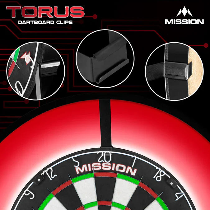 Mission - Torus Beleuchtungs Halterung (3 Stück) - Direct Darts - 6