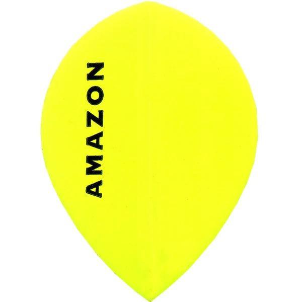 Amazon - Pear Shape Gelb - 100 Micron - Dart Flights - Direct Darts - 1