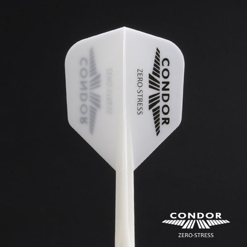 Condor - Zero Stress - Logo - Weiss/Schwarz - No6 - Flight System - Direct Darts - 2
