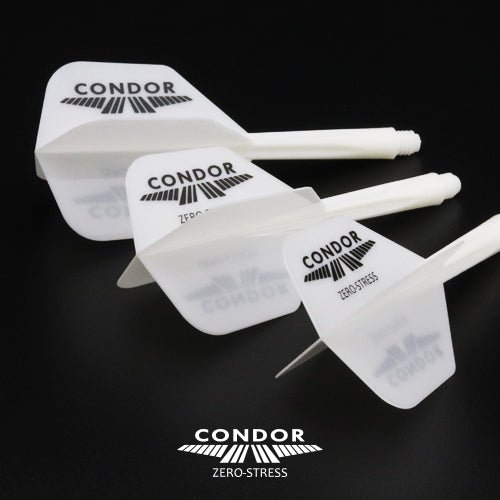 Condor - Zero Stress - Logo - Weiss/Schwarz - No6 - Flight System - Direct Darts - 3