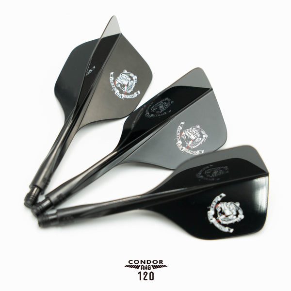 Condor - Axe 120 Death Or Practice - Schwarz - No6 - Flight System - Direct Darts - 2