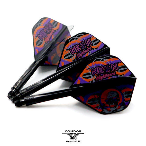 Condor - Axe Neon Nightmare3 - Schwarz - No2 - Flight System - Direct Darts - 2