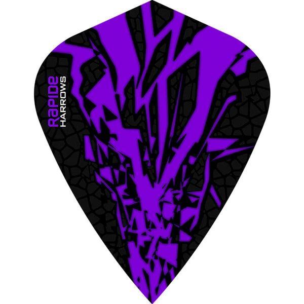 Harrows - Rapide - Lila - Kite - 100 Micron - Dart Flights - Direct Darts - 1
