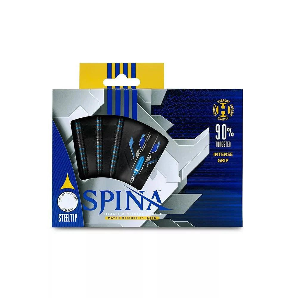 Harrows - Spina 90% Schwarz/Blau - Steeldarts - Direct Darts - 3