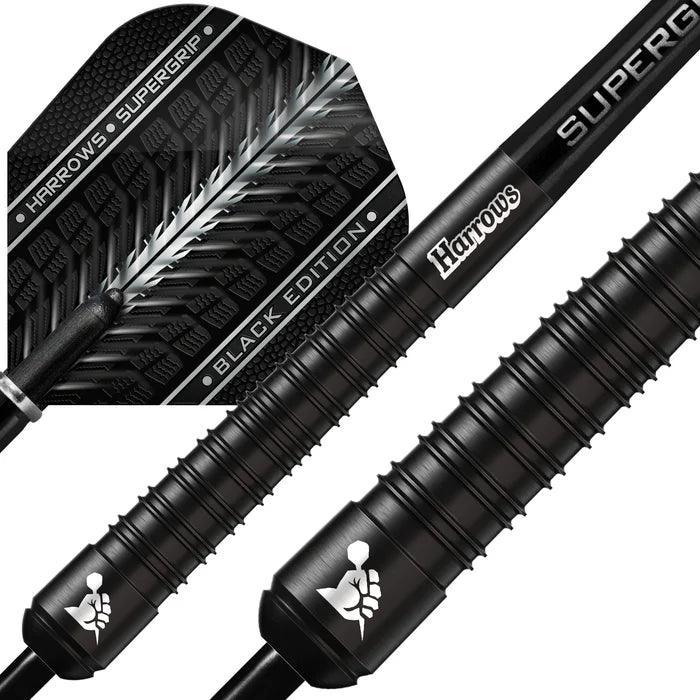 Harrows - Supergrip 90% Black Edition - Steeldarts - Direct Darts - 3