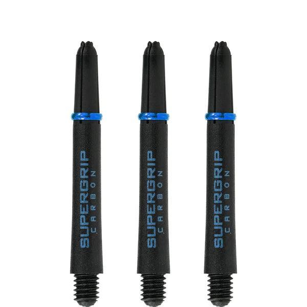 Harrows - Supergrip Carbon Aqua - Dart Shafts - Direct Darts - 3