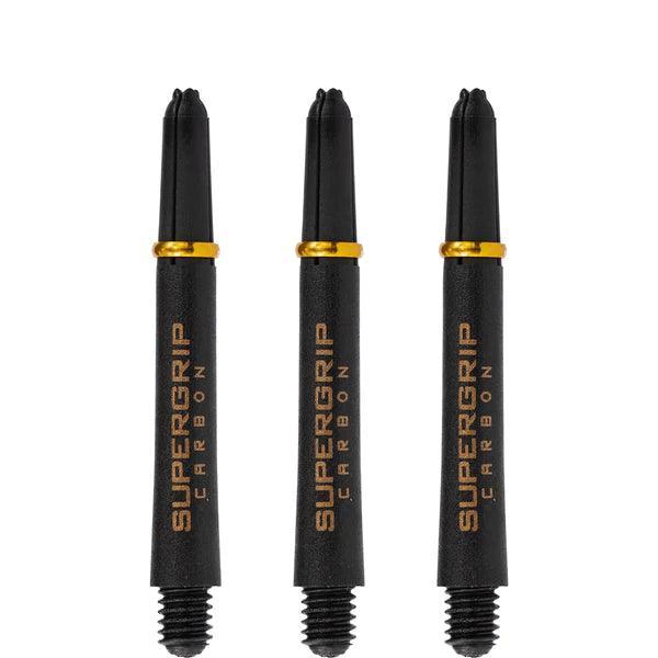 Harrows - Supergrip Carbon Gold - Dart Shafts - Direct Darts - 3