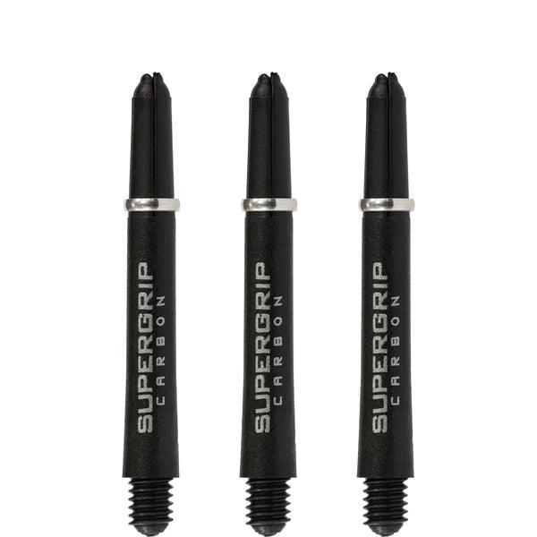 Harrows - Supergrip Carbon Silber - Dart Shafts - Direct Darts - 3