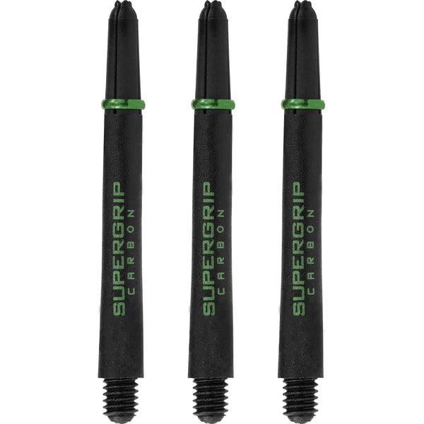Harrows - Supergrip Carbon Grün - Dart Shafts - Direct Darts - 4