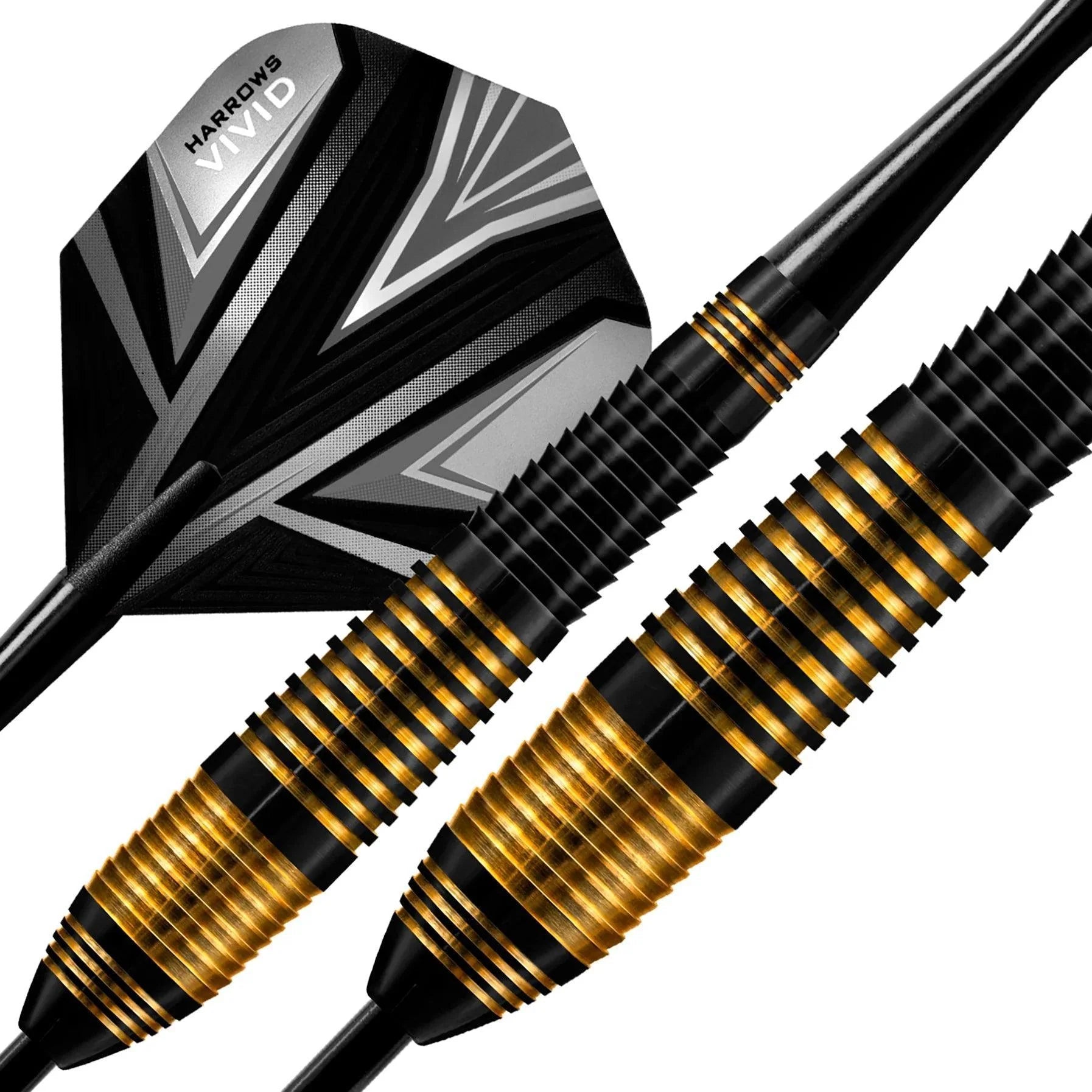 Harrows - Vivid Schwarz - Steeldarts - Direct Darts - 3