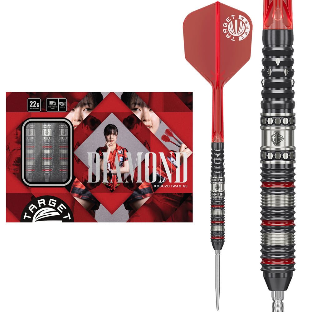 Target Japan - Prime Series Diamond G3 - 90% - Steeldarts - Direct Darts - 1