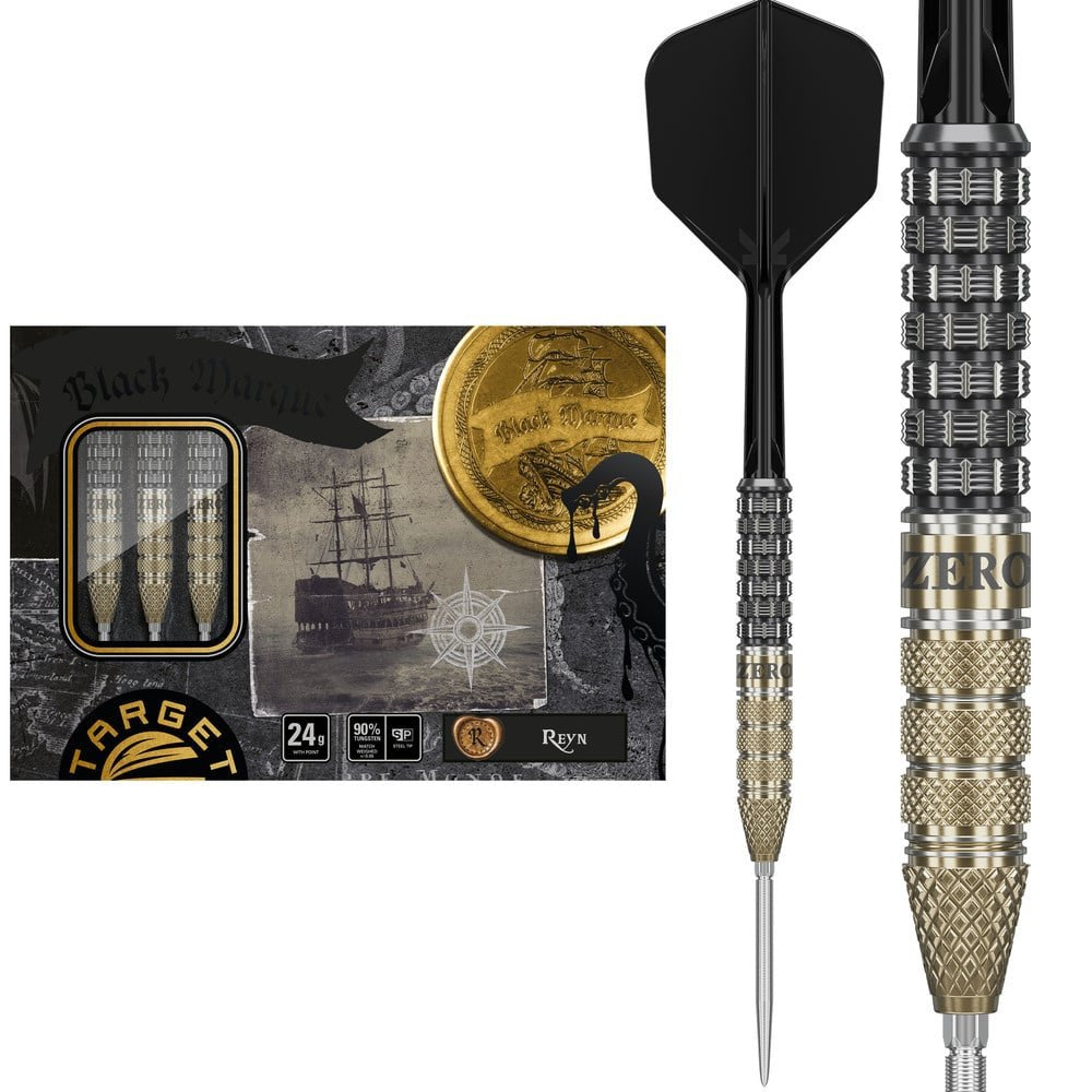 Target Japan - Black Marque Reyn - 90% - Steeldarts - Direct Darts - 1