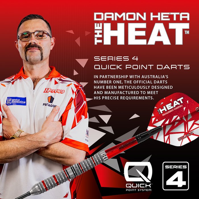 Harrows - Damon Heta Series 4 90% - Steeldarts - Direct Darts - 7