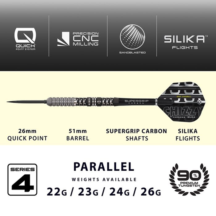 Harrows - Chizzy 90% Series 4 90% - Steeldarts - Direct Darts - 3