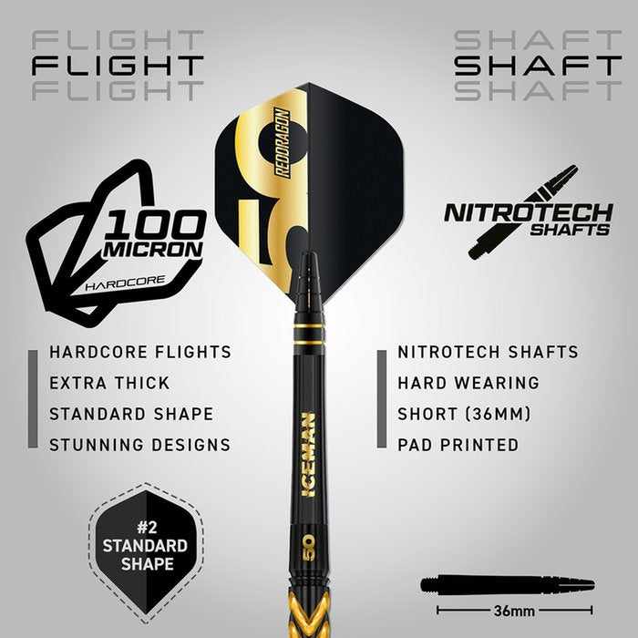 Red Dragon - Gerwyn Price 50 Years 90% - Steeldarts - Direct Darts - 7