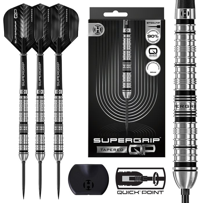 Harrows - Supergrip Qp Tapered 90% - Steeldarts - Direct Darts - 1