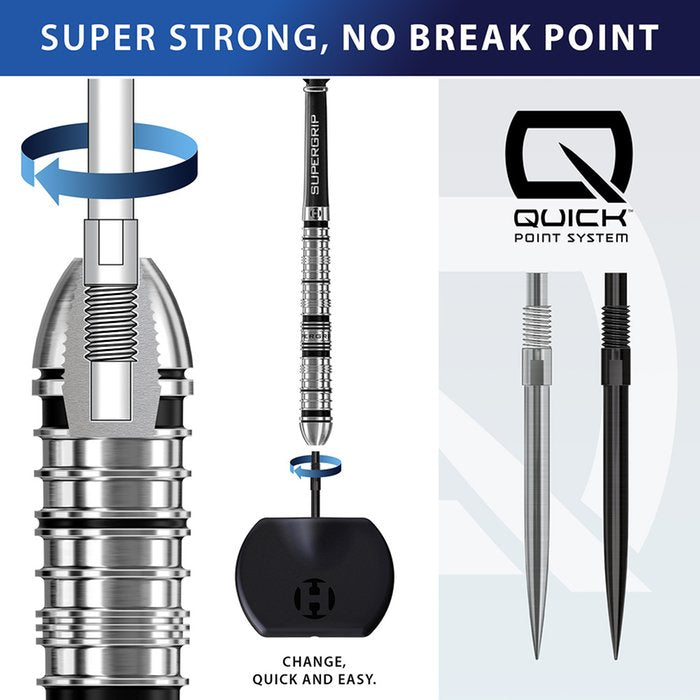 Harrows - Quick Point - Silber - Spitzen - Direct Darts - 5