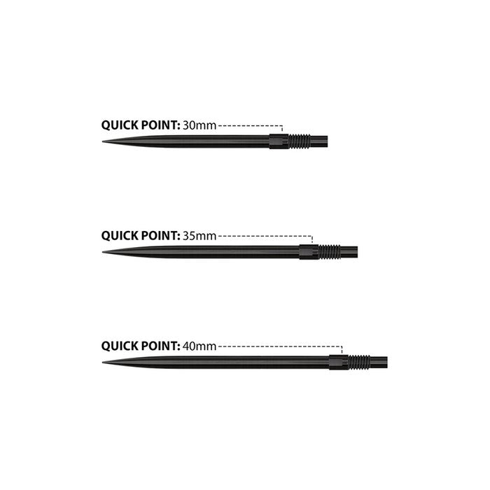 Harrows - Schwarze Quick Point - Spitzen - Direct Darts - 3