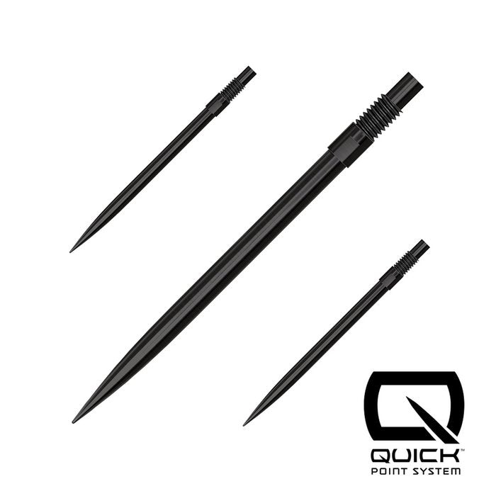 Harrows - Schwarze Quick Point - Spitzen - Direct Darts - 2