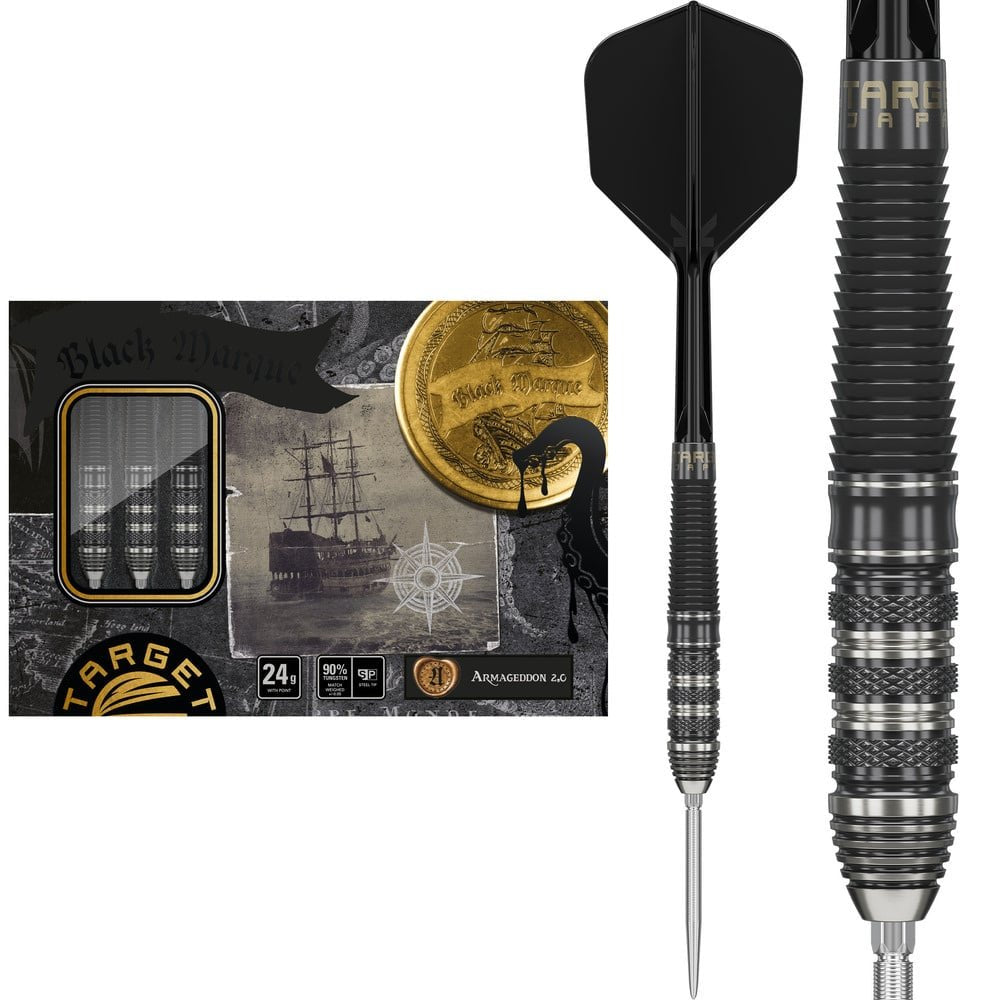 Target Japan - Black Marque Armageddon Gen 2 - 90% - Steeldarts - Direct Darts - 1