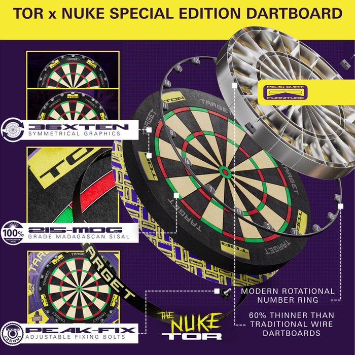 Target - Luke Littler World Champion - Surround Und Dartboard Set - Direct Darts - 2