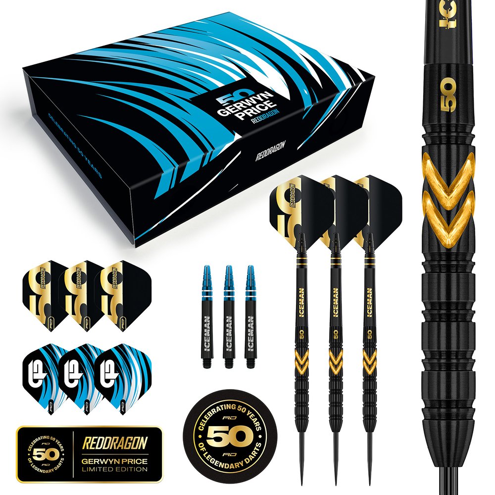Red Dragon - Gerwyn Price 50 Years 90% - Steeldarts - Direct Darts - 1