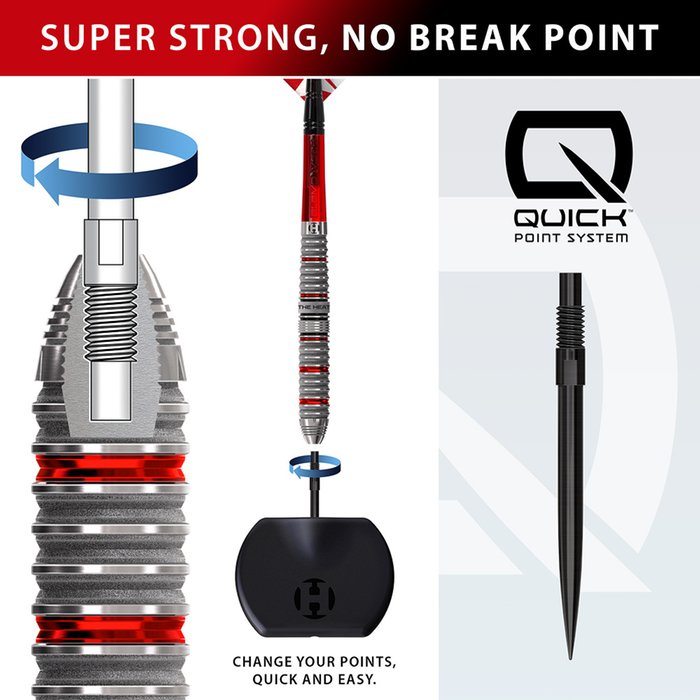 Harrows - Damon Heta Series 4 90% - Steeldarts - Direct Darts - 3