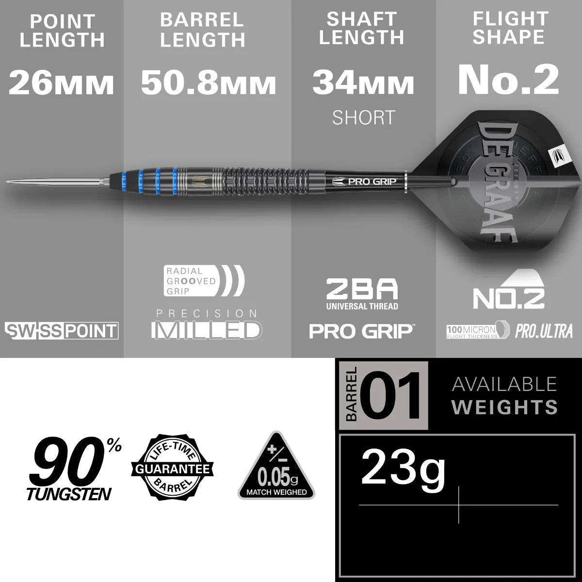 Target - Jeffrey De Graaf - Steeldarts - Direct Darts - 3