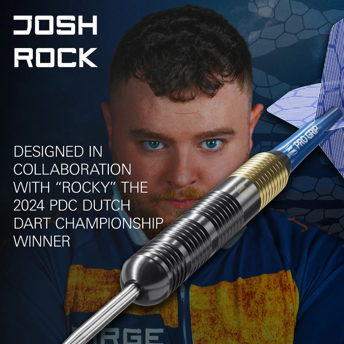 Target - Josh Rock Brass - Steeldarts - Direct Darts - 4