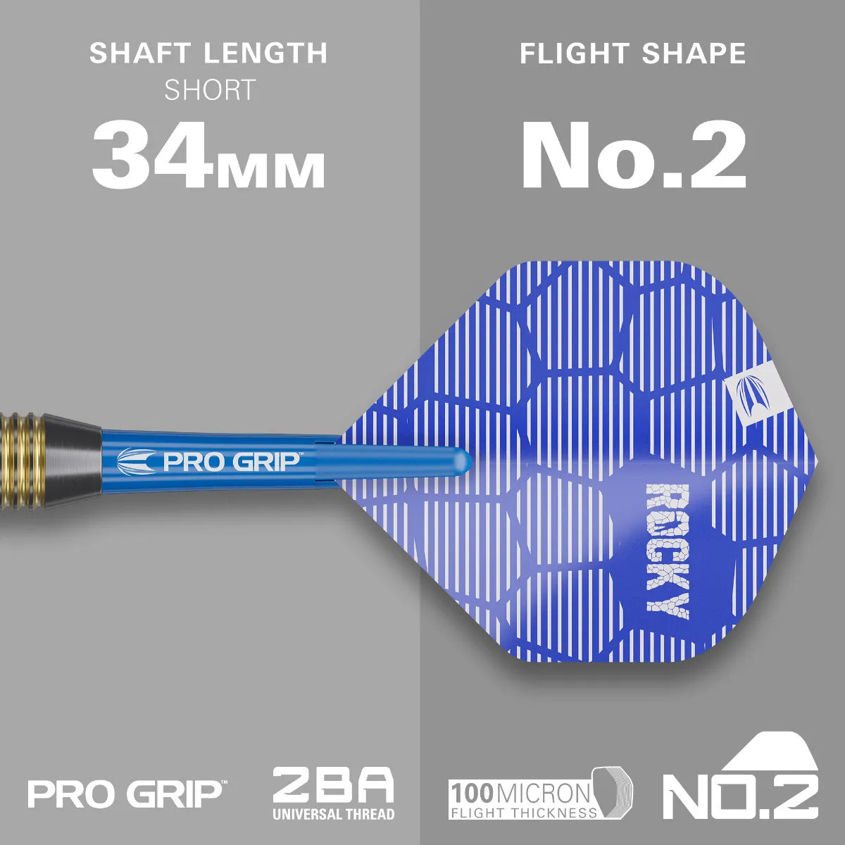 Target - Josh Rock Brass - Steeldarts - Direct Darts - 5