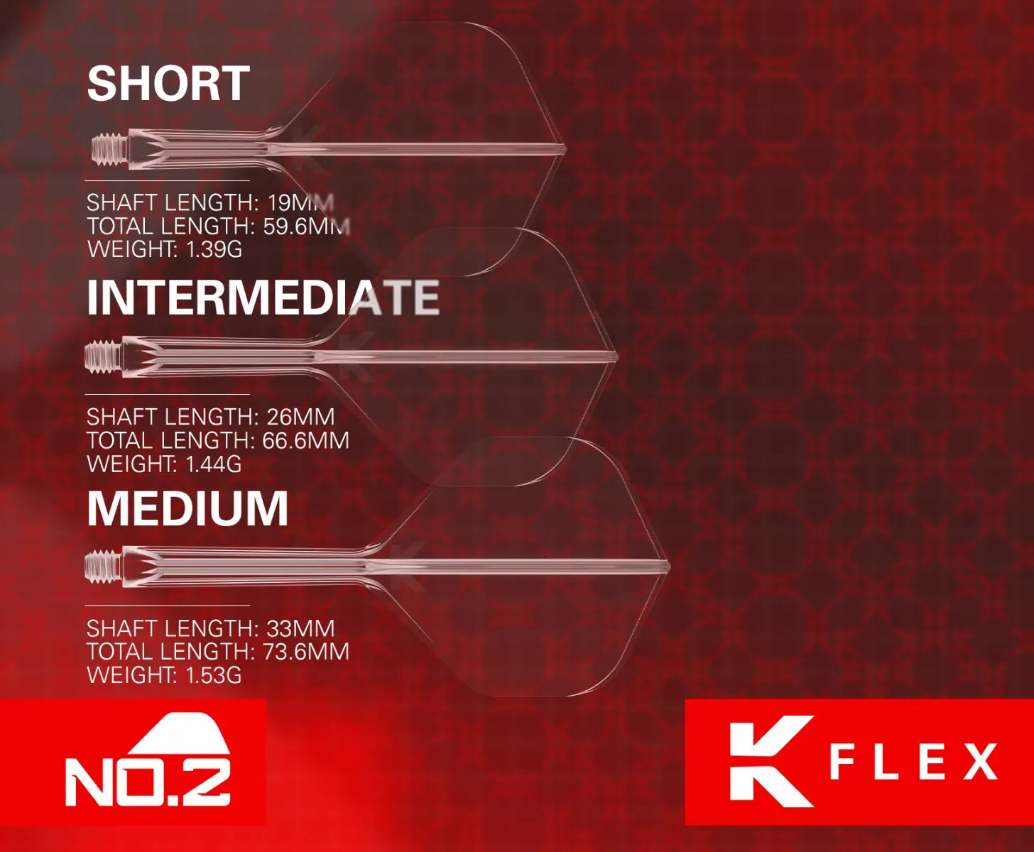 Target - K-Flex - No2 - Neon Gelb - Flight System - Direct Darts - 5