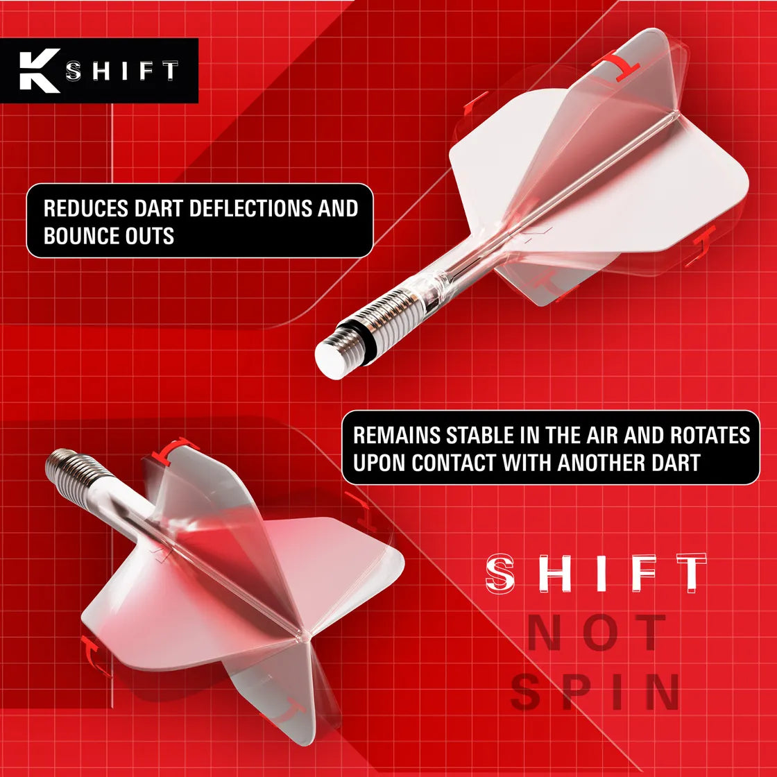 Target - K-Shift Klar - No6 - Flight Systeme - Direct Darts - 2