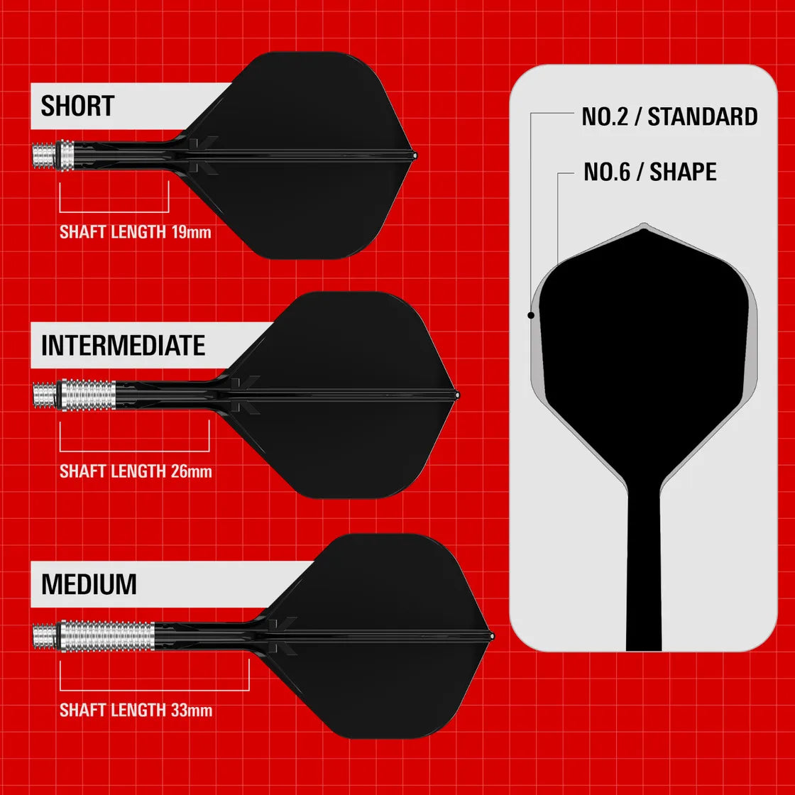 Target - K-Shift Schwarz - No2 - Flight Systeme - Direct Darts - 4