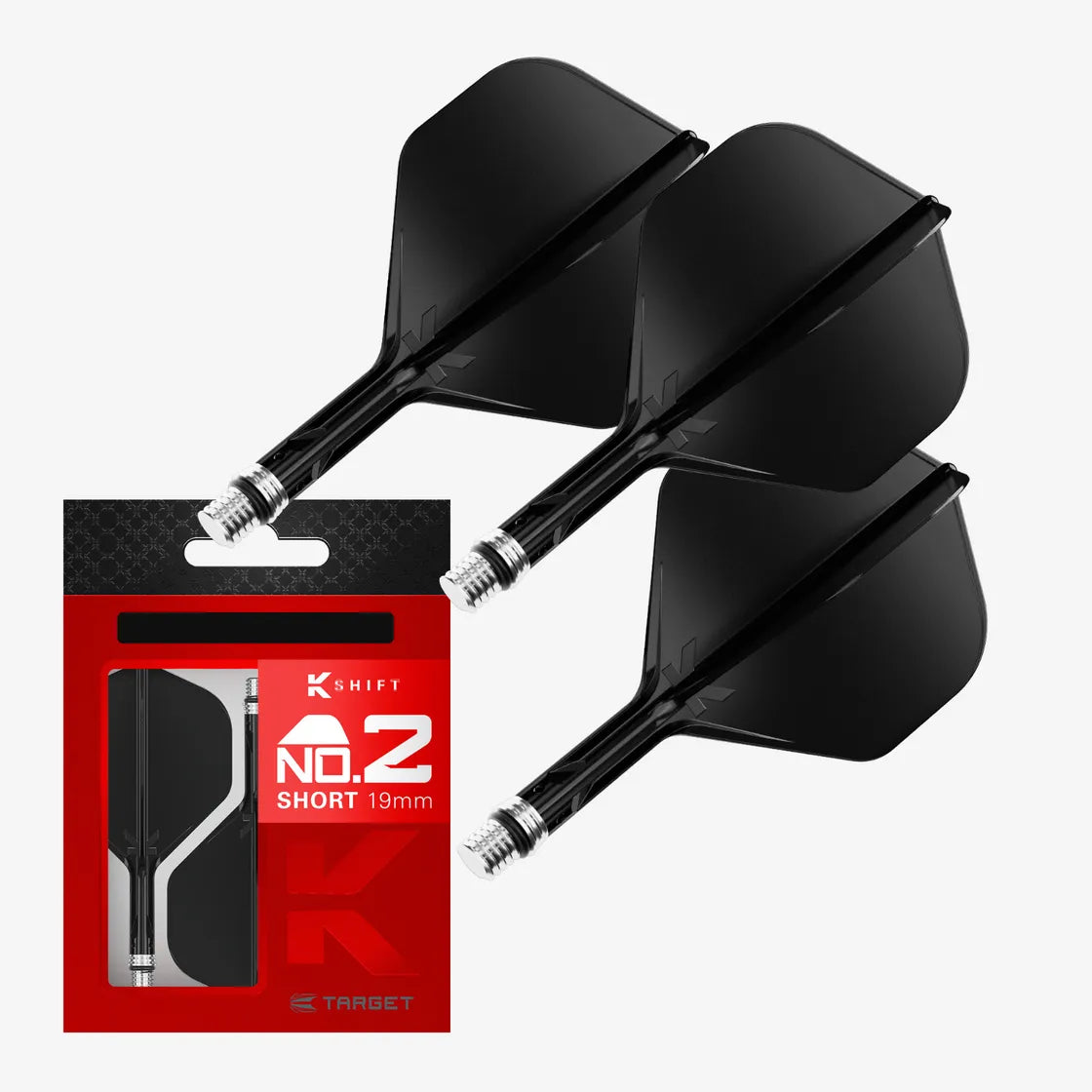 Target - K-Shift Schwarz - No2 - Flight Systeme - Direct Darts - 1