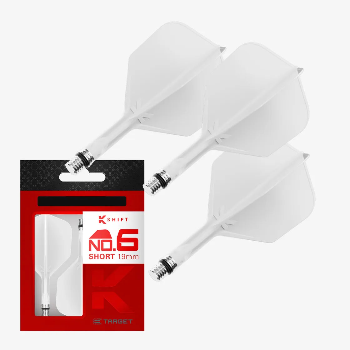 Target - K-Shift Weiß - No6 - Flight Systeme - Direct Darts - 1