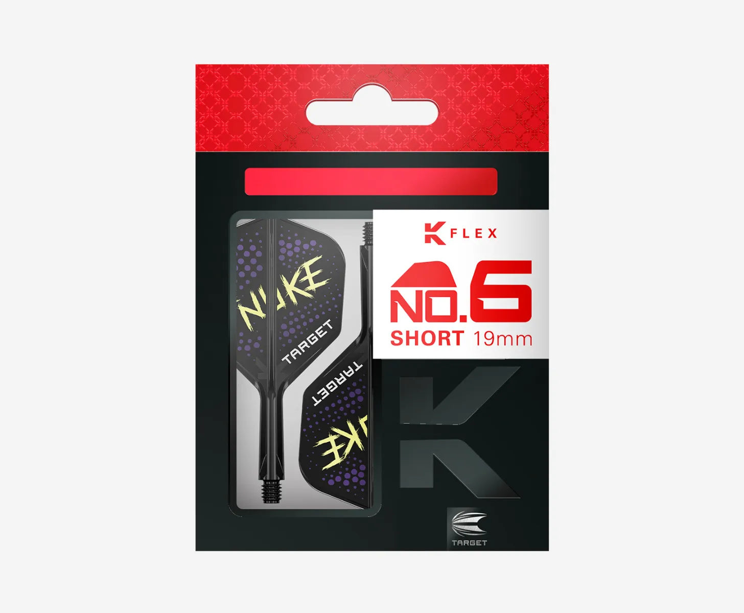 Target - K-Flex - Luke "The Nuke" Littler - Schwarz - No6 - Flight System - Direct Darts - 3