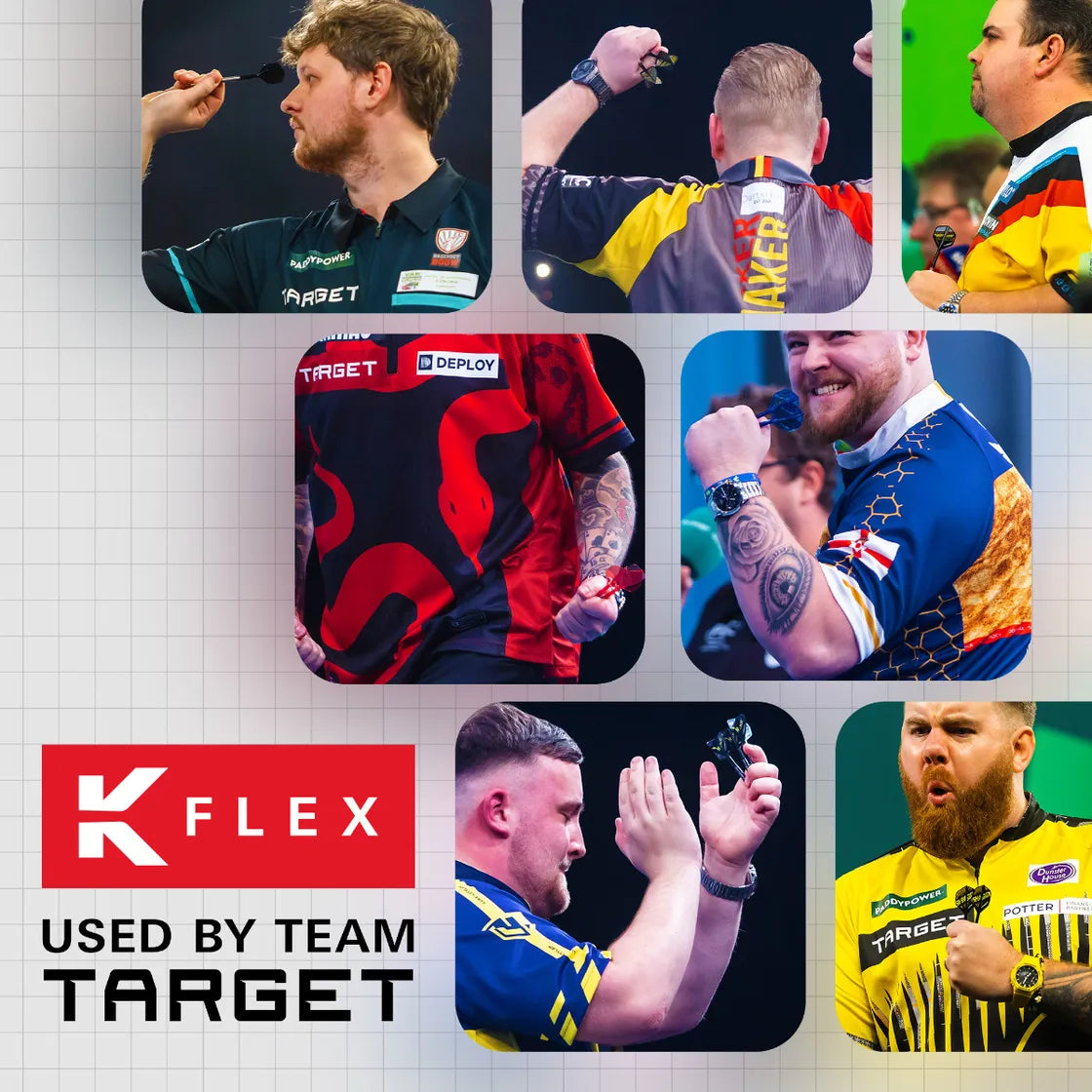 Target - K-Flex Luke Littler World Champion Edition - No6 - Flight System - Direct Darts - 6
