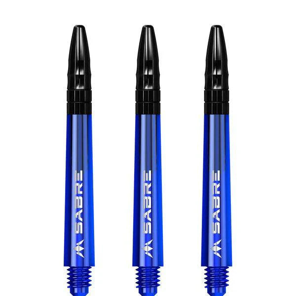 Mission - Sabre - Polycarbonat - Blau - Schwarz Top - Dart Shafts - Direct Darts - 4