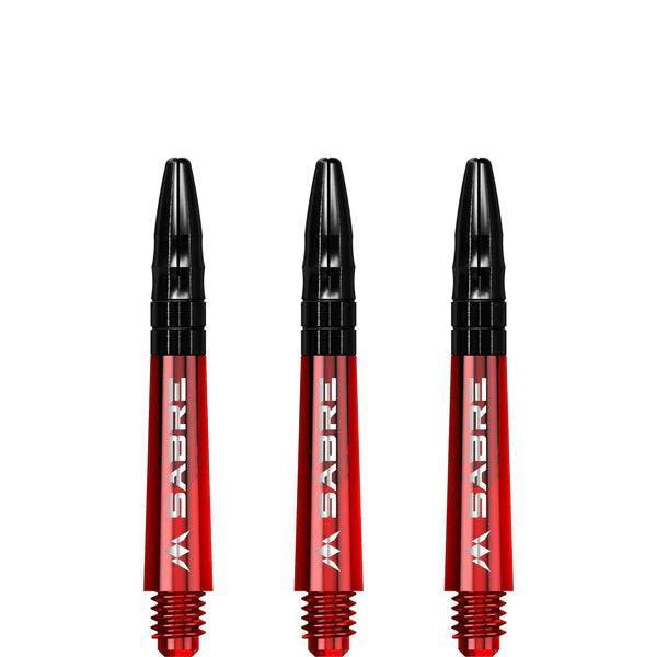 Mission - Sabre - Polycarbonat - Rot - Schwarz Top - Dart Shafts - Direct Darts - 2