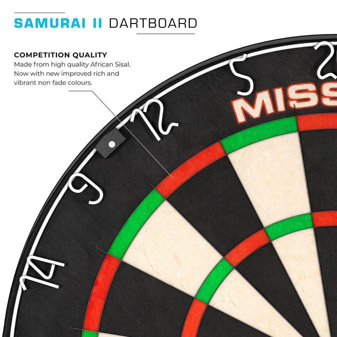 Mission - Samurai Ii - Ultra Vékony Drótozás - Dartscheiben - Direct Darts - 8