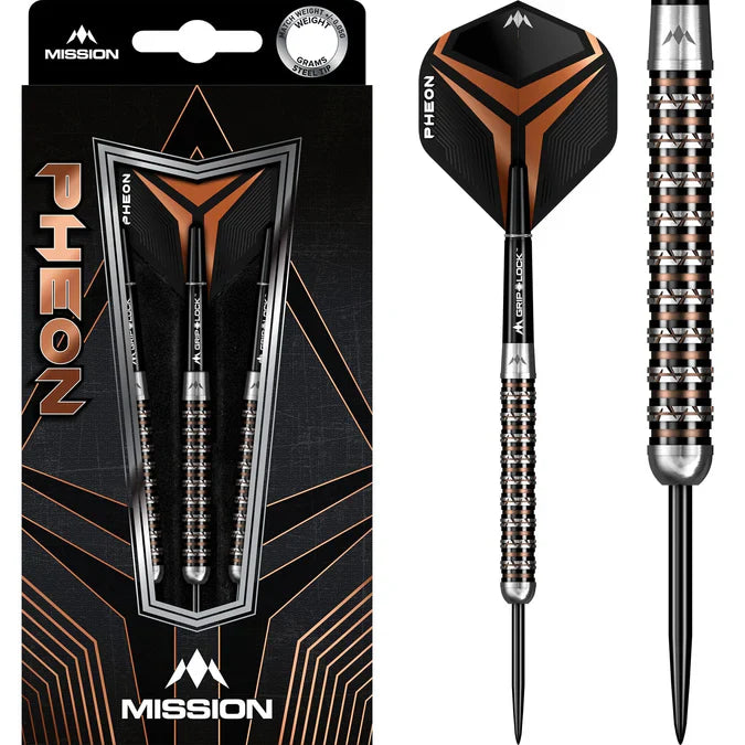 Mission - Pheon - Schwarz/Bronze - Steeldarts - Direct Darts - 1